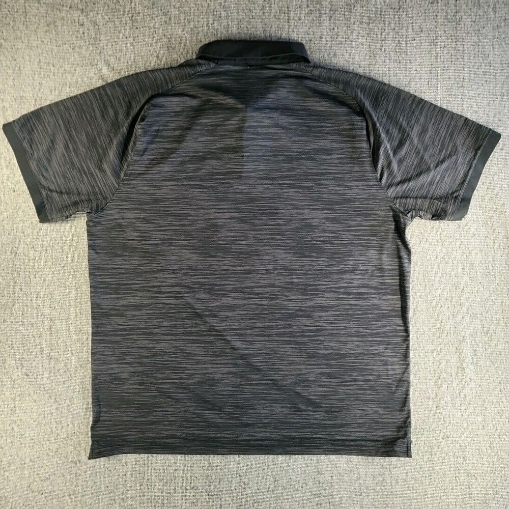Under Armour Mens XXL Iso-Chill Golf Polo Shirt Gray Heather Space Dye - Picture 2 of 7